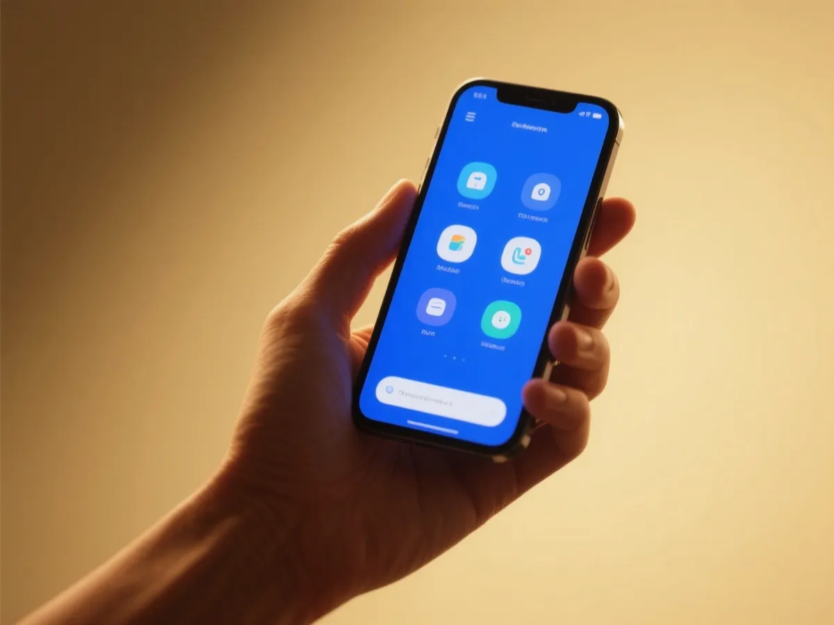 移动端体验展示示意图